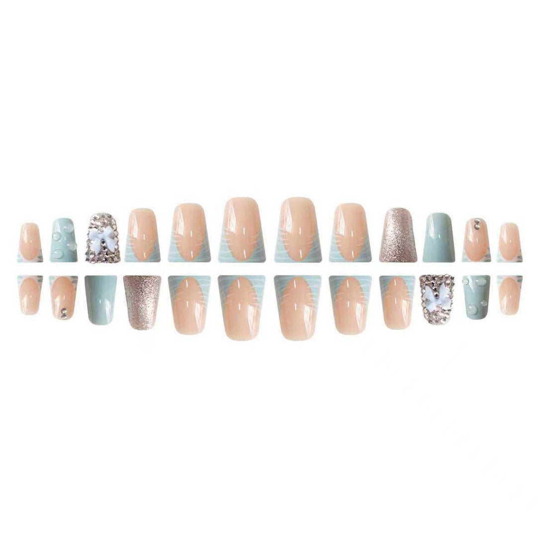 Decorative 3D Press-On Nail Extensions Bowlift