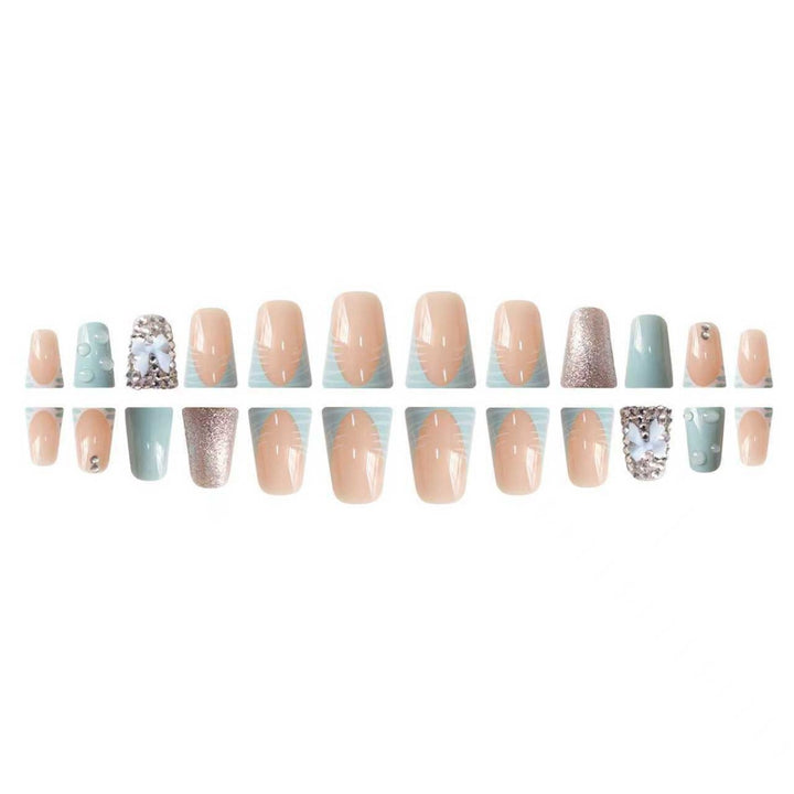Decorative 3D Press-On Nail Extensions Bowlift