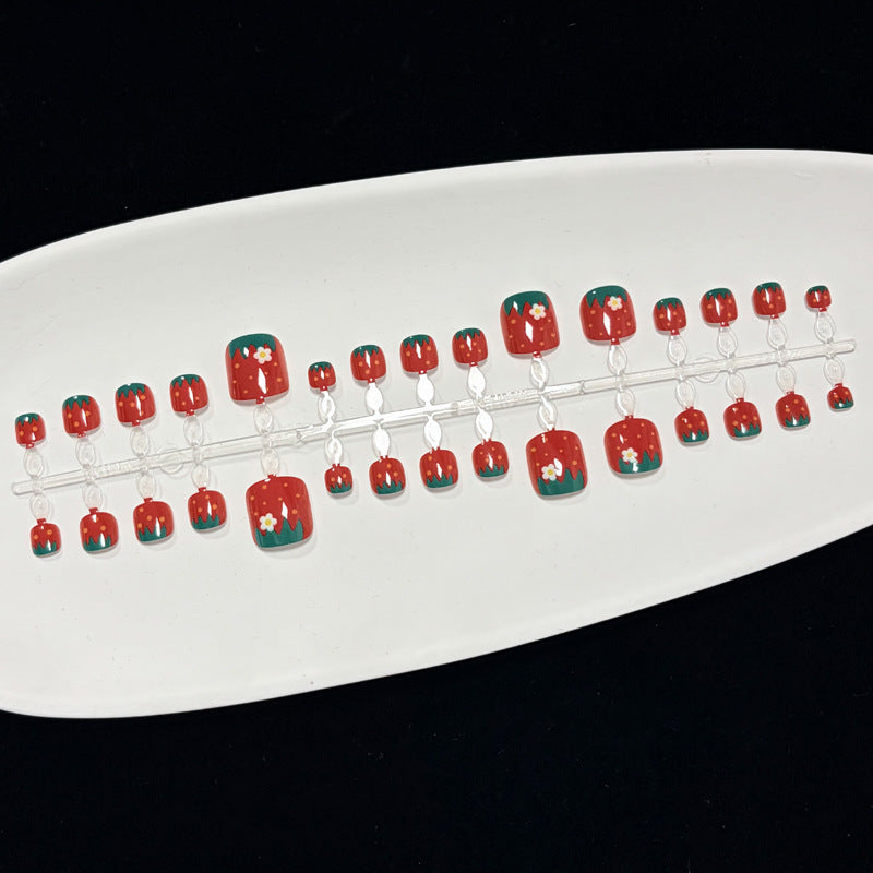 Artistic Strawberry Nail Art Set Bowlift