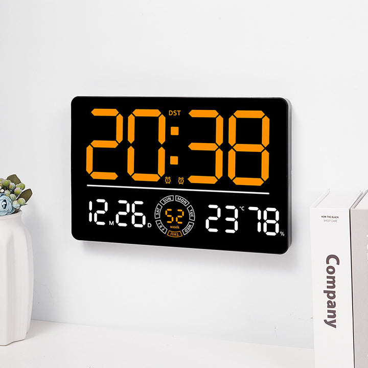 Digital Multifunction Alarm Clock with Hygrometer and Temperature Display Bowlift
