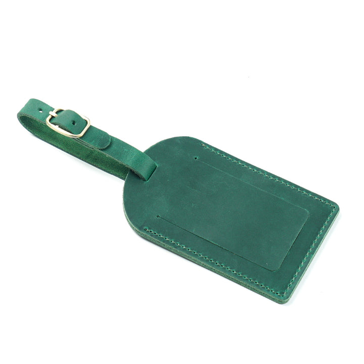 Leather Luggage Tag with Adjustable Buckle Bowlift