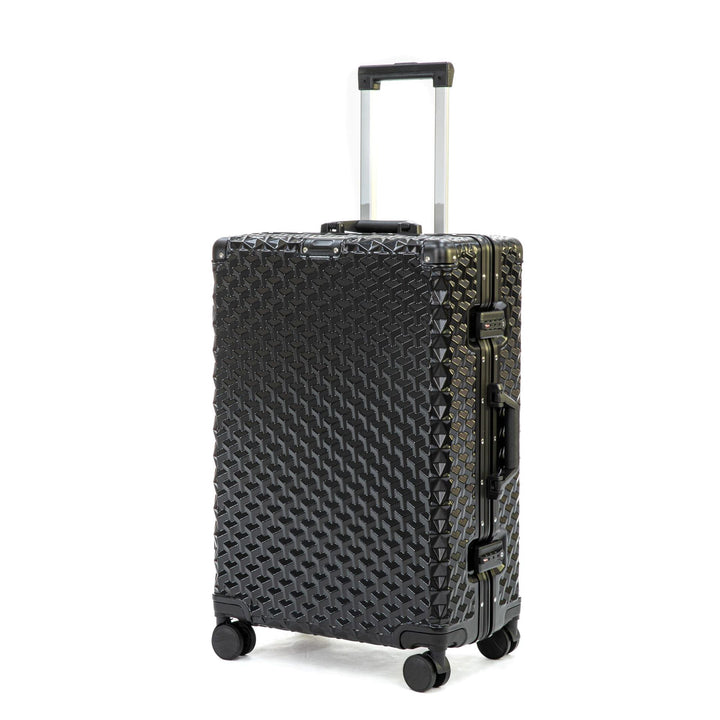 Women's Premium Textured Hard Shell Spinner Luggage Bowlift