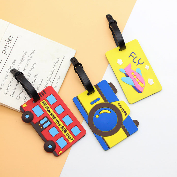 Unisex Travel-Themed Luggage Tag Bowlift