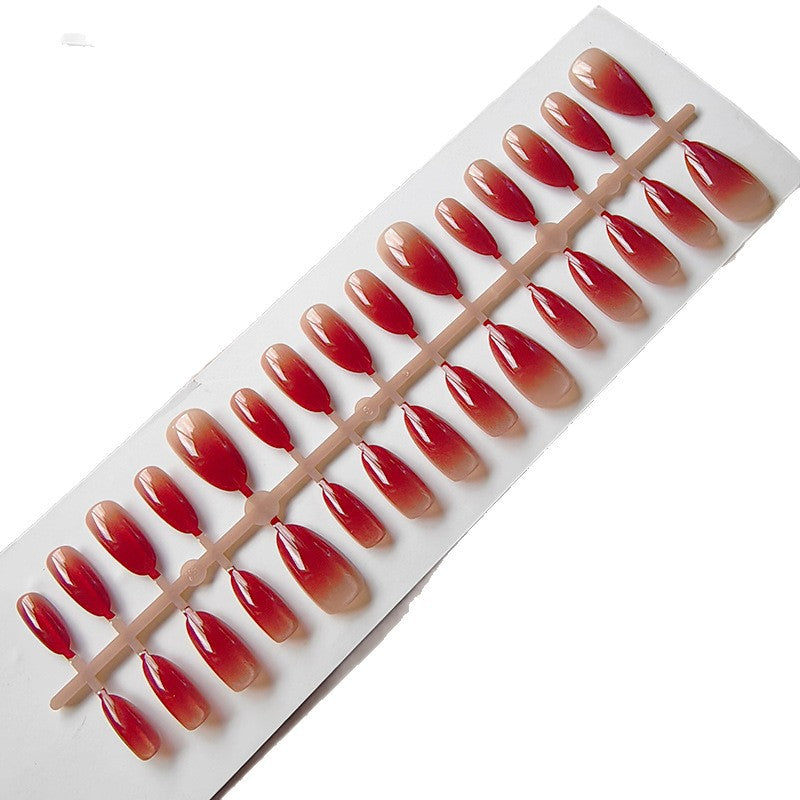 Artificial Nails in Elegant Ombre Look Bowlift