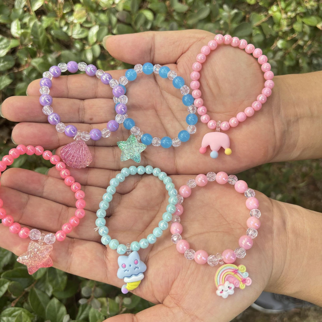 Cute bracelet with elephant charm Made of glass Bowlift
