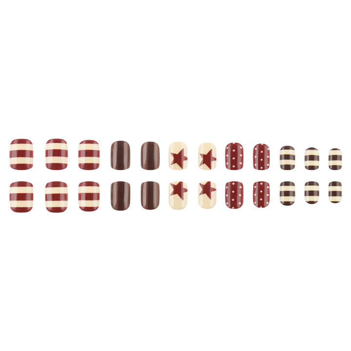 Festive Geometric Nail Art Set Bowlift