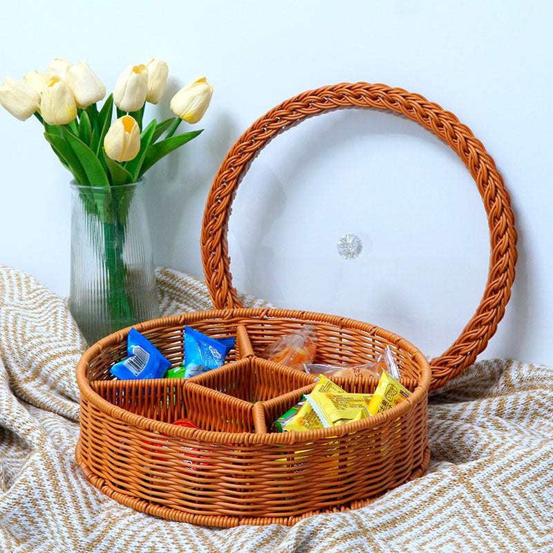 Ladies Elegant Fruit Bowl with Clear Glass Lid Bowlift