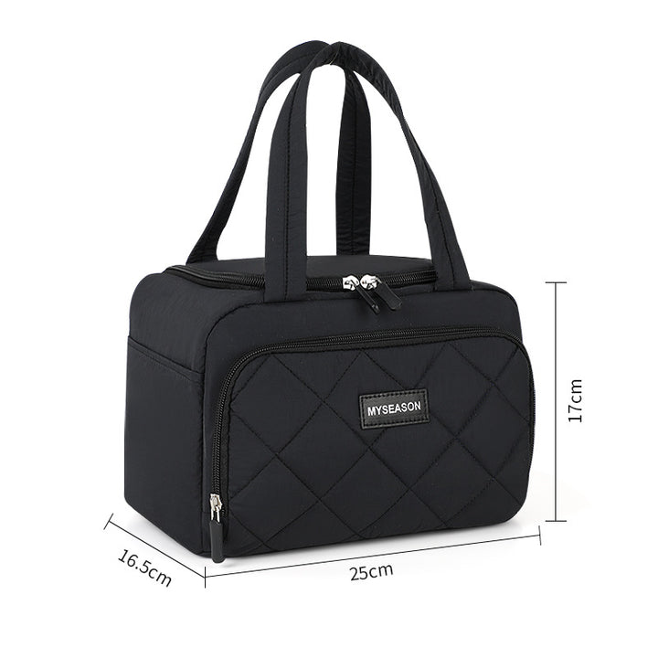 Insulated Quilted Lunch Cooler Bag Bowlift