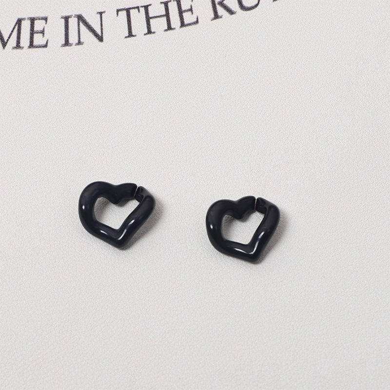 WoHeart-Shaped Decorative Earrings Bowlift