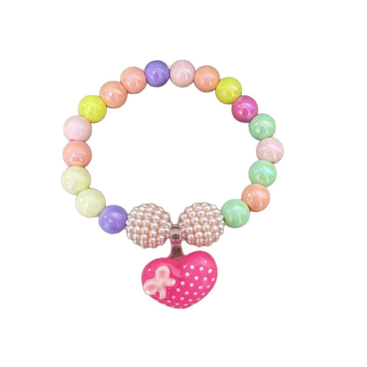 Colorful bracelet with flower charms Bowlift