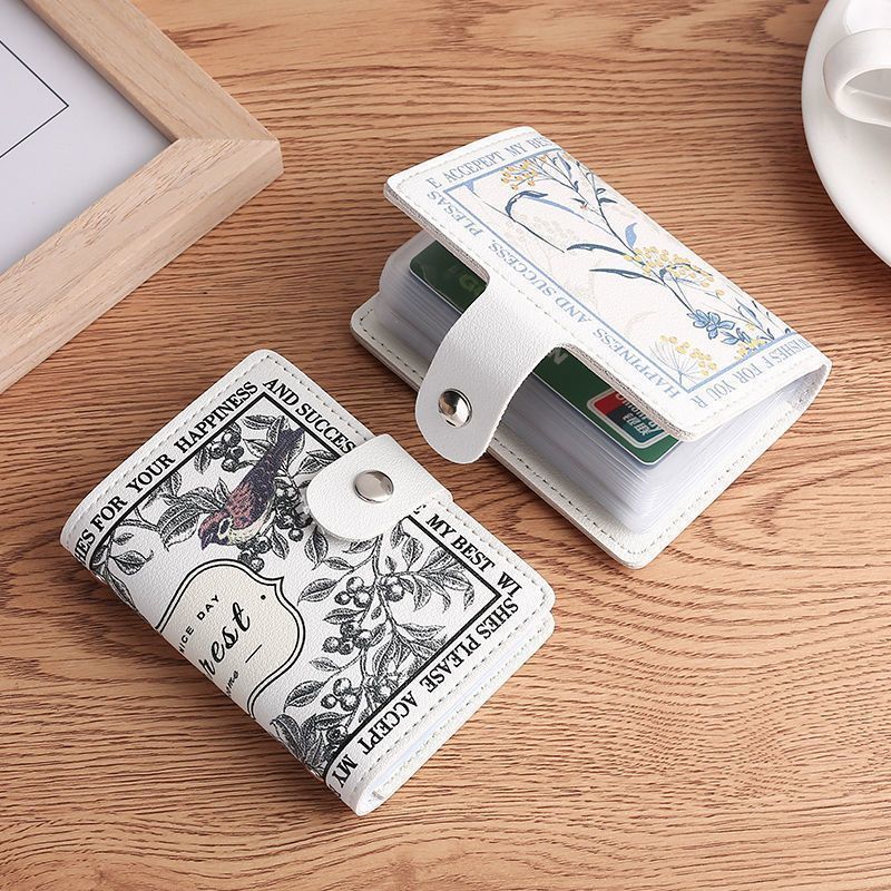 Stylish Floral Print Wallet Bowlift