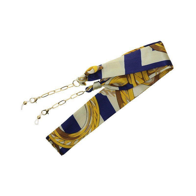 Floral Silk Eyewear Chain Bowlift
