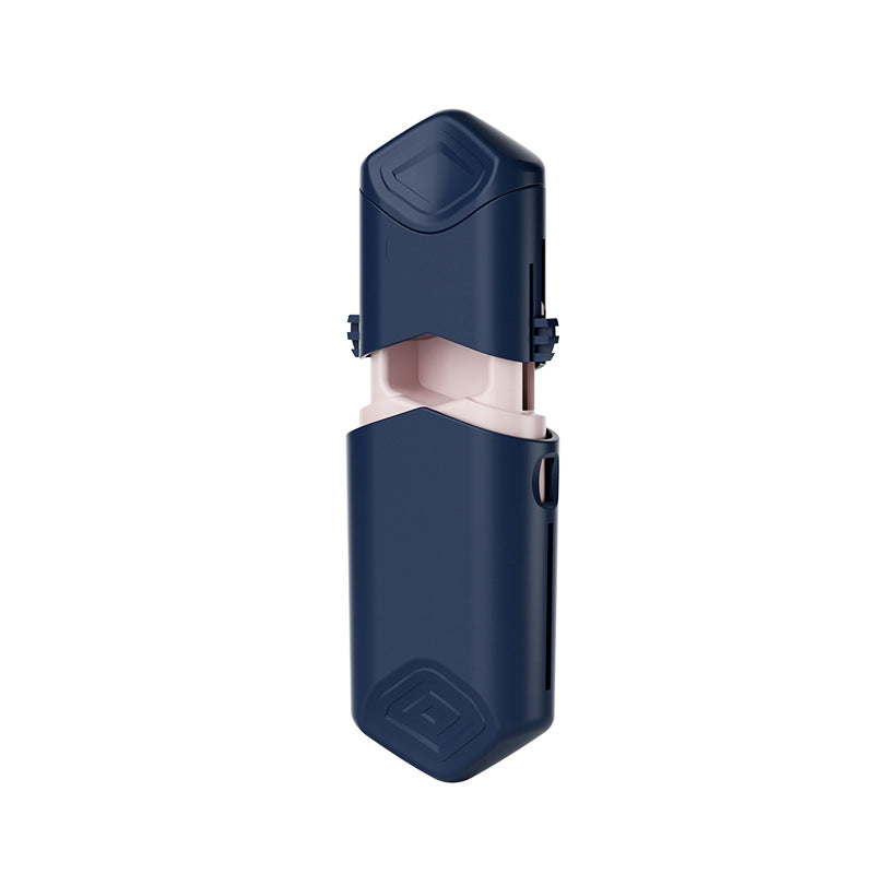 Compact travel toothbrush holder with retractable hygienic dustproof case Bowlift