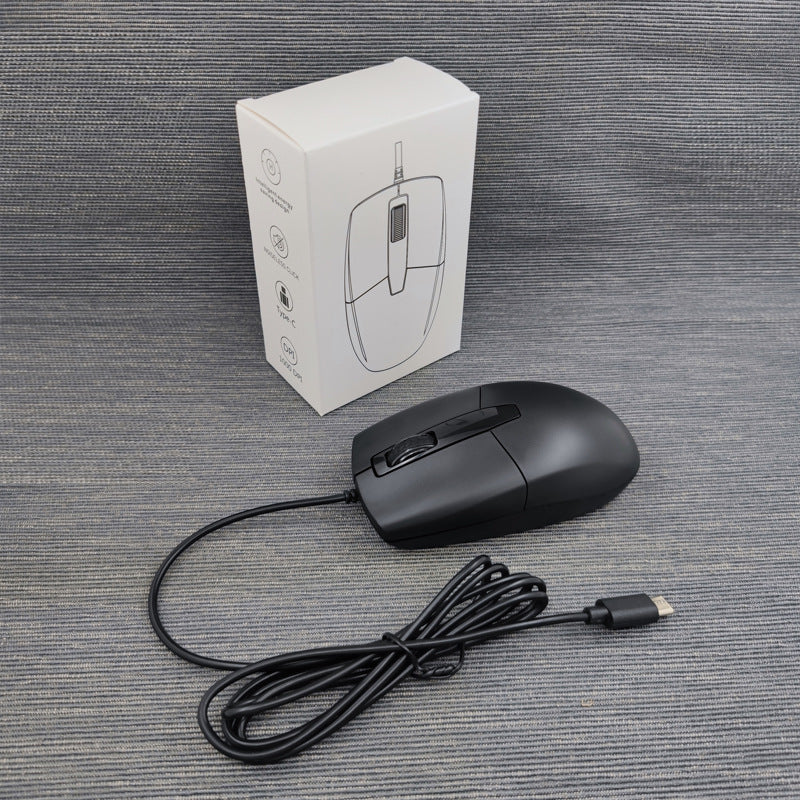 Ergonomic Cable Mouse Bowlift