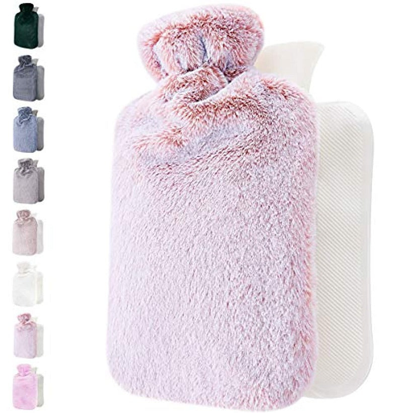 Plush Hot Water Bottle with Cover Bowlift