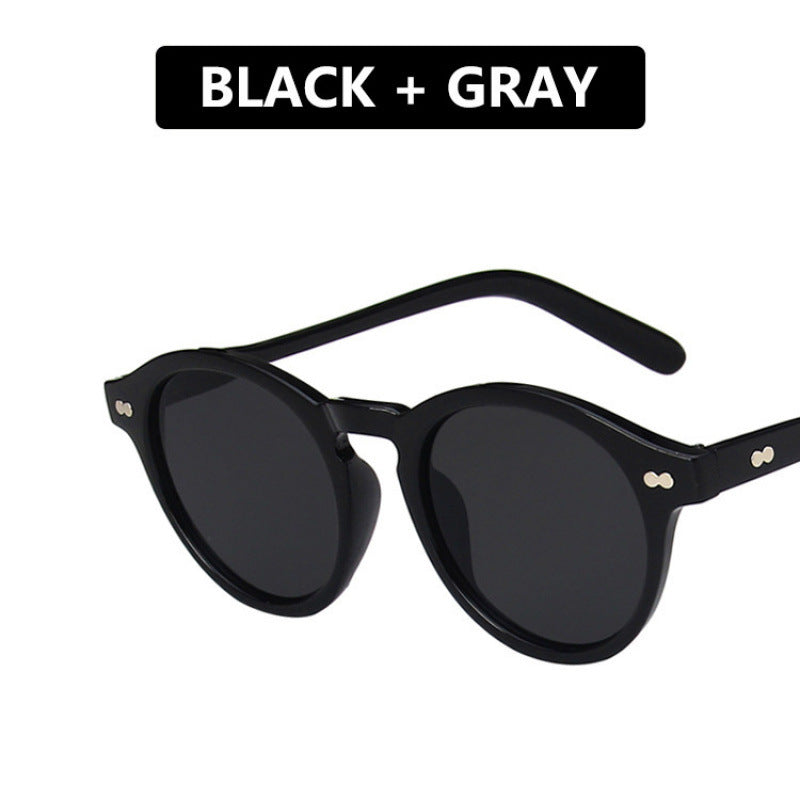 Women's fashionable round sunglasses Bowlift