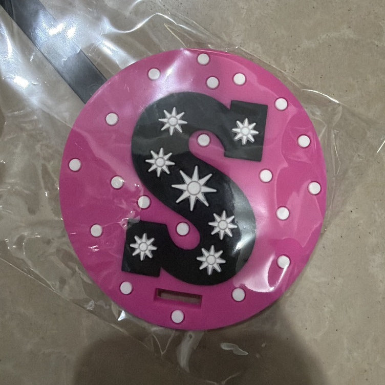 Personalized Striped Luggage Tag Bowlift