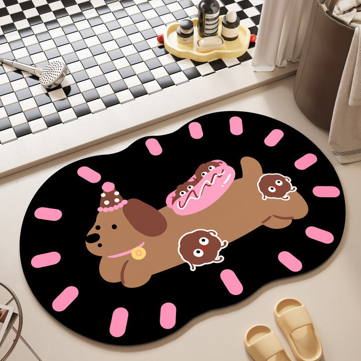 Decorative Bath Mat Bowlift