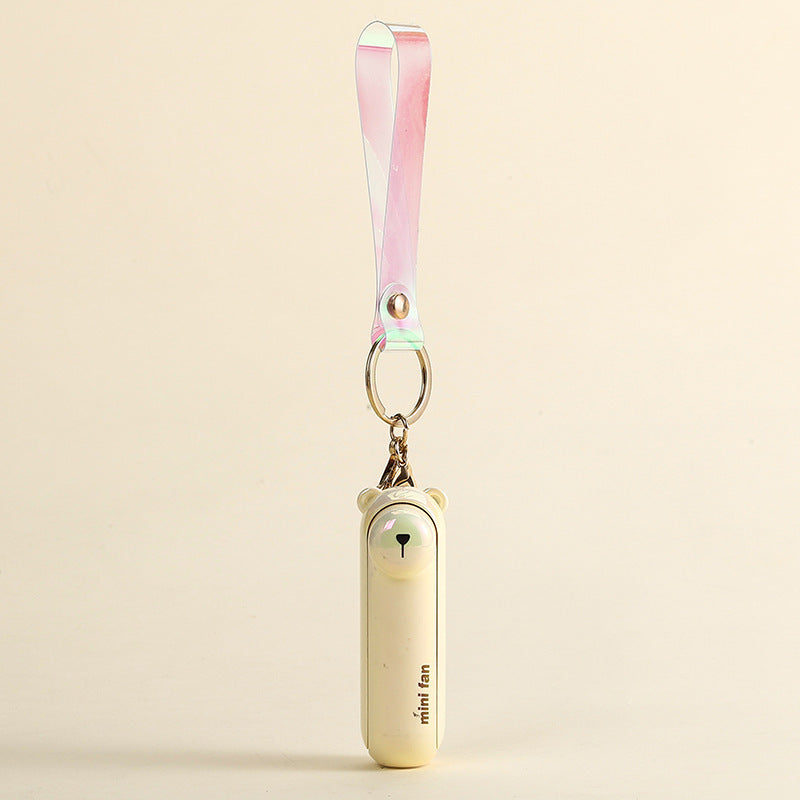 Unisex Mini Hand Fan in playful bunny design Bowlift