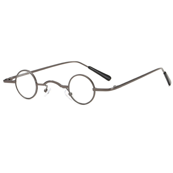 Women's fashionable round glasses with intricate metal frame Bowlift