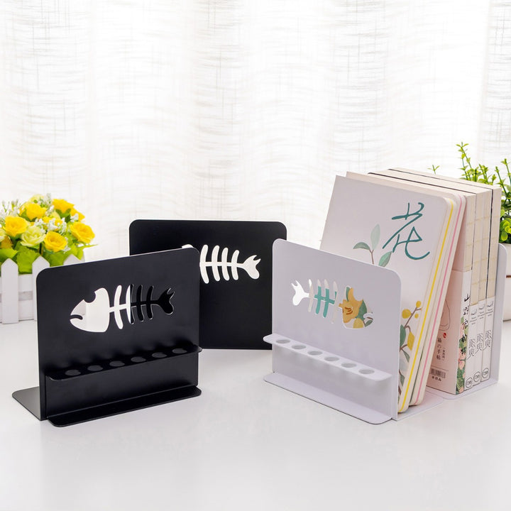 Artistic Fish-Themed Bookends