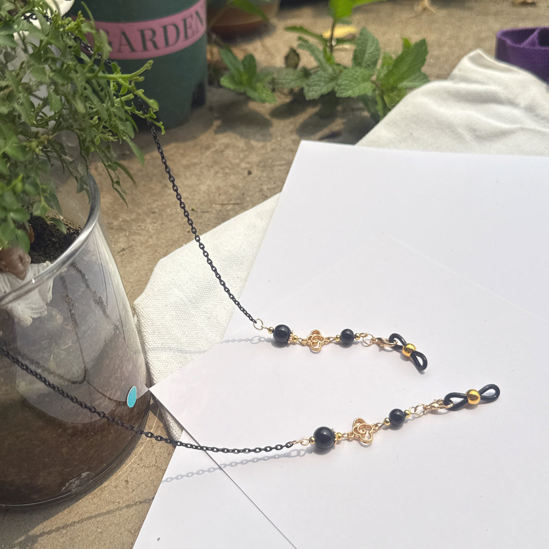 Elegant Long Pendant Necklace with Bead Accents Bowlift