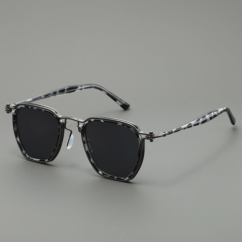 Men's Polarized Geometric Sunglasses Bowlift