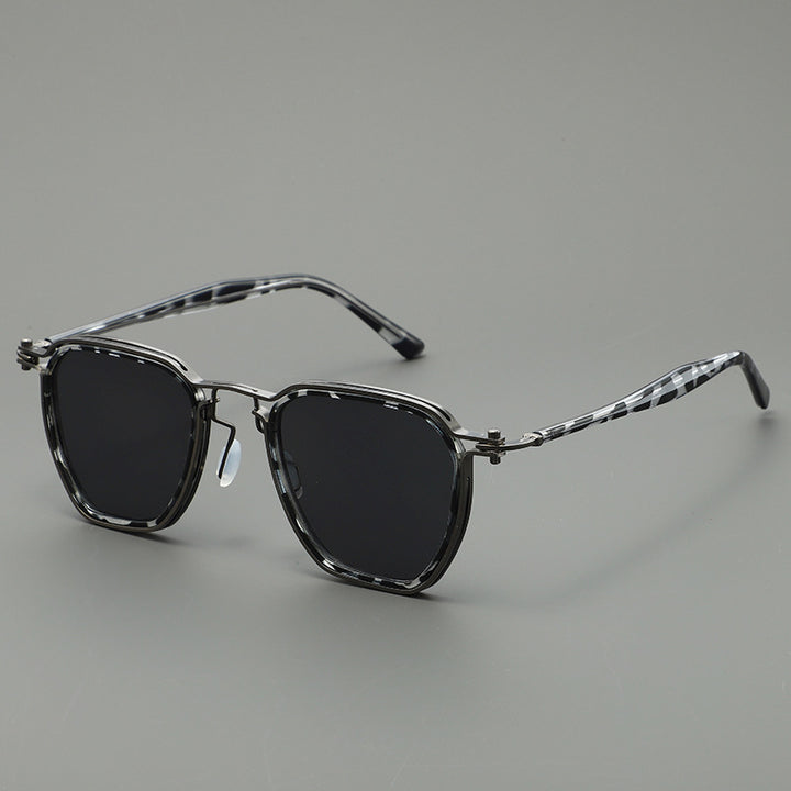 Men's Polarized Geometric Sunglasses Bowlift