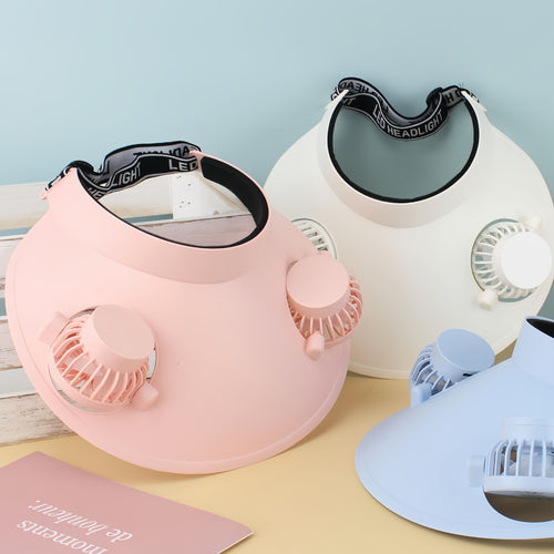 Ladies Portable Cooling Mask with Integrated Fan Function Bowlift