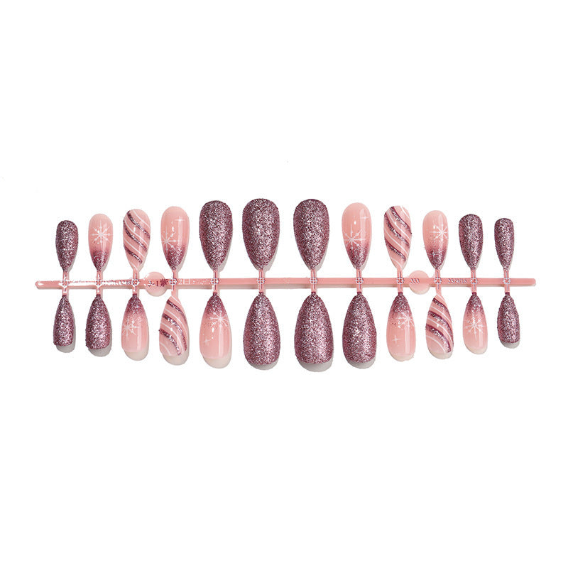 Creative Nail Art Set with Glitter and Ornament Decorations Bowlift