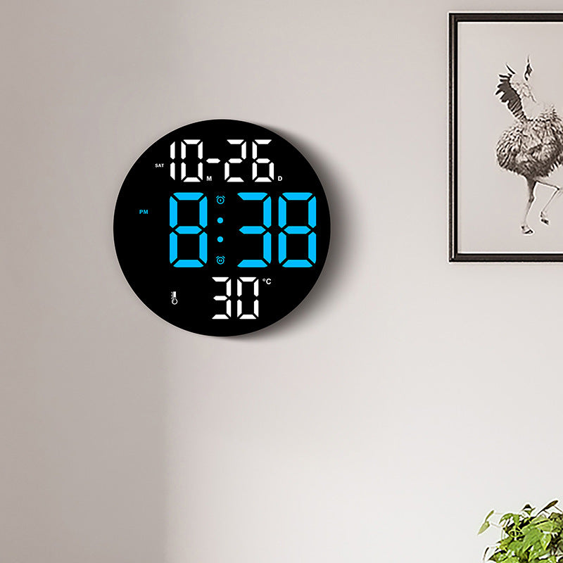 Digital wall clock with temperature and hygrometer function Bowlift