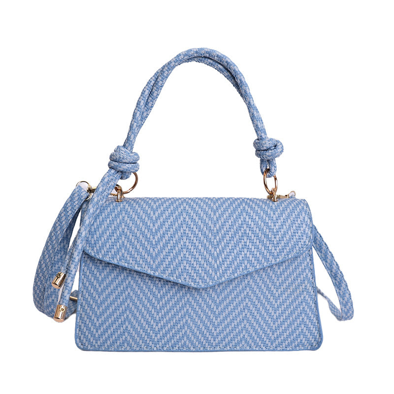 WoElegant Textured Fabric Handbag Bowlift