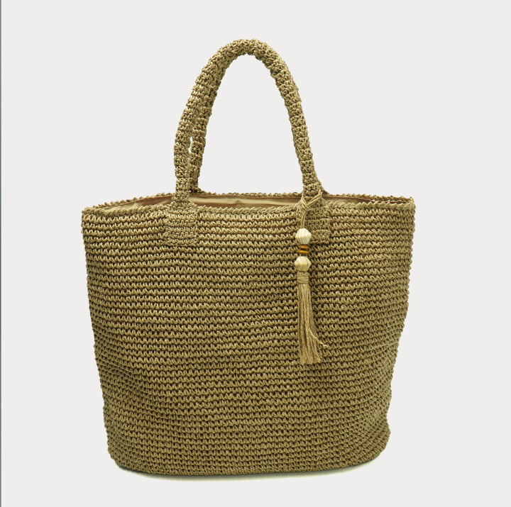 Macramé bag with tassel details Bowlift