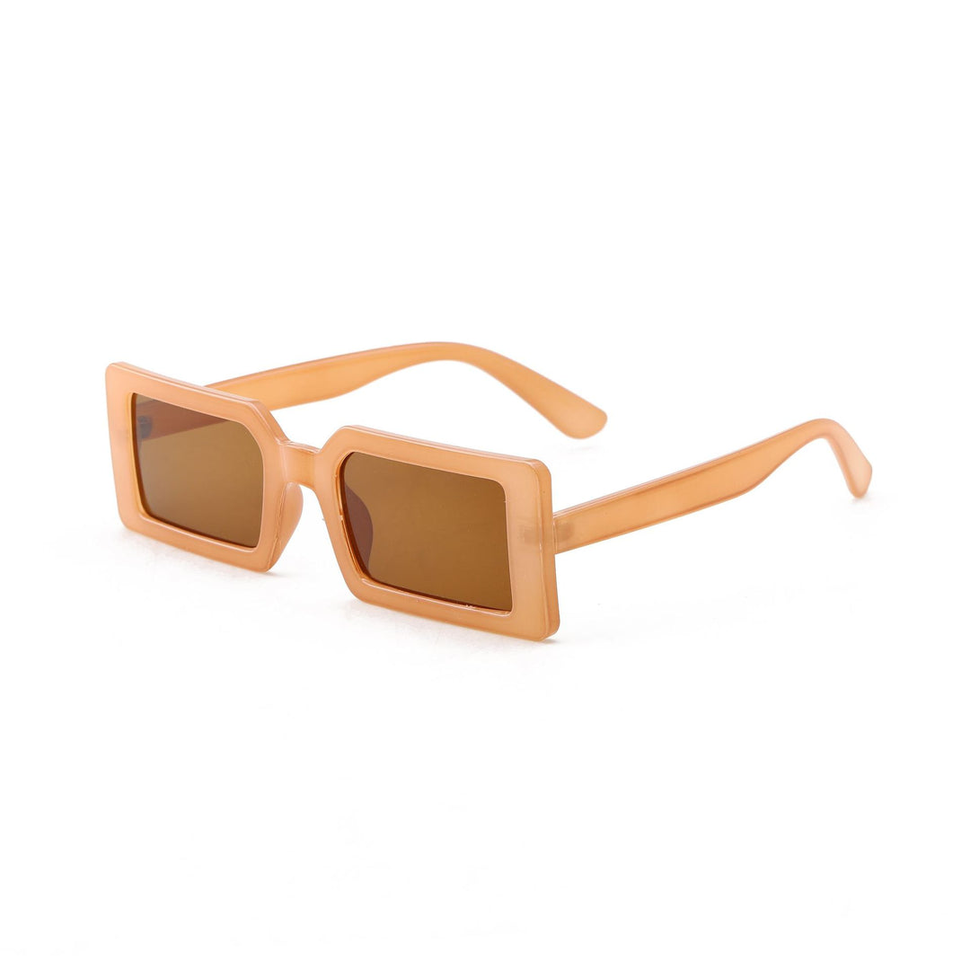 Women's square sunglasses with modern transparent frame Bowlift
