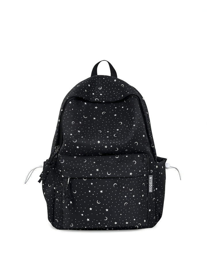 Starry Print School Backpack Bowlift