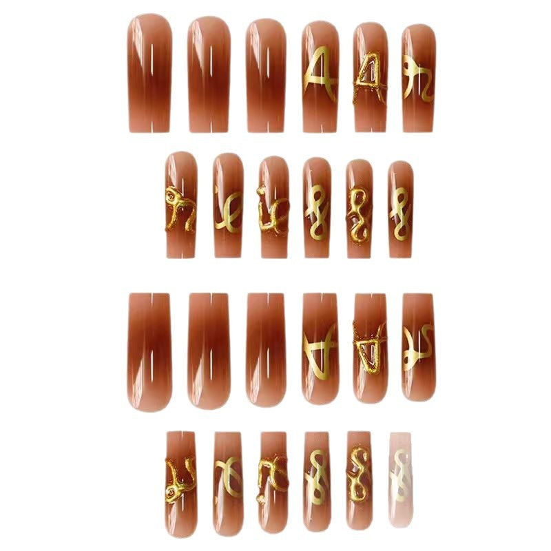 Elaborate Customizable Acrylic Nail Set Bowlift