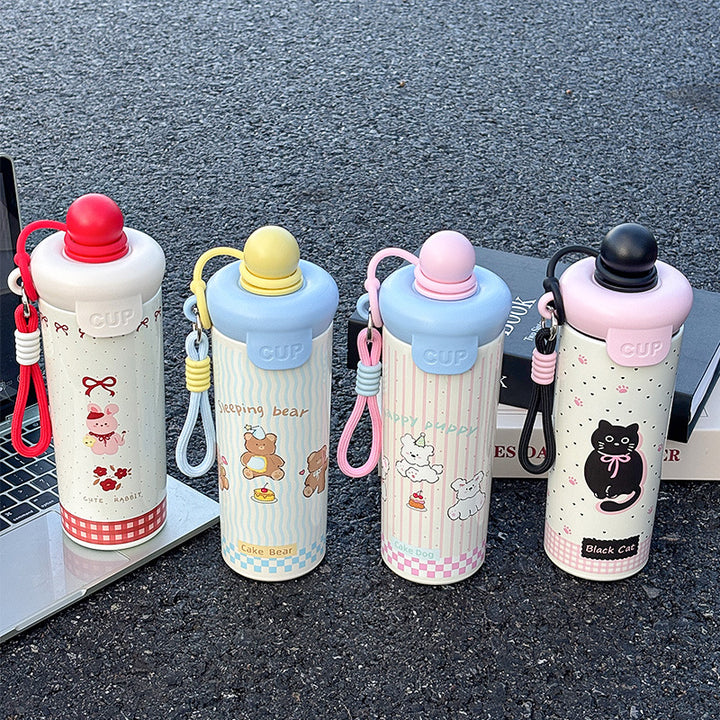 Ladies funny cat water bottle Bowlift