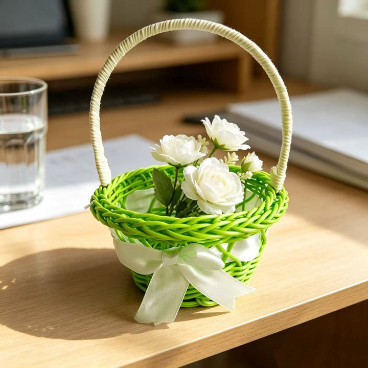 Decorative Handwoven Gift Basket Bowlift
