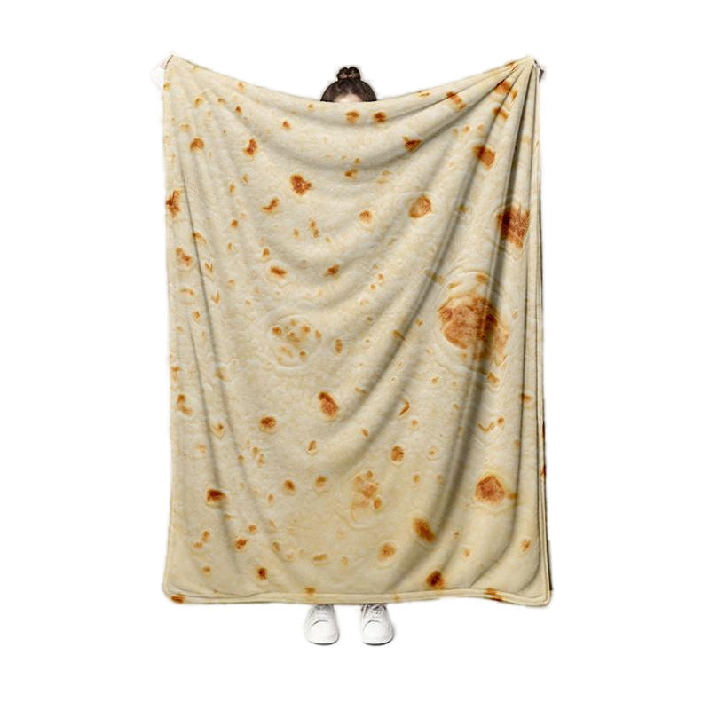 Fun Tortilla-Designed Fleece Blanket