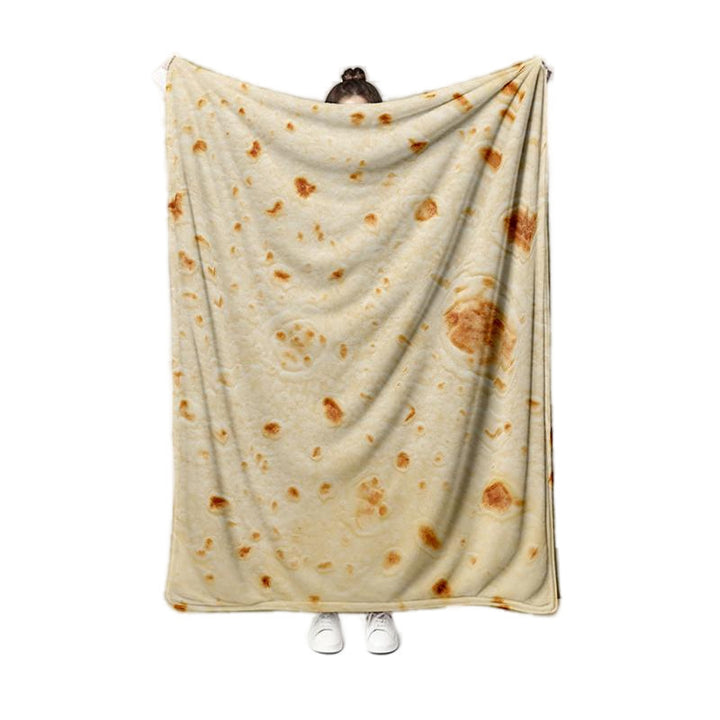 Fun Tortilla-Designed Fleece Blanket
