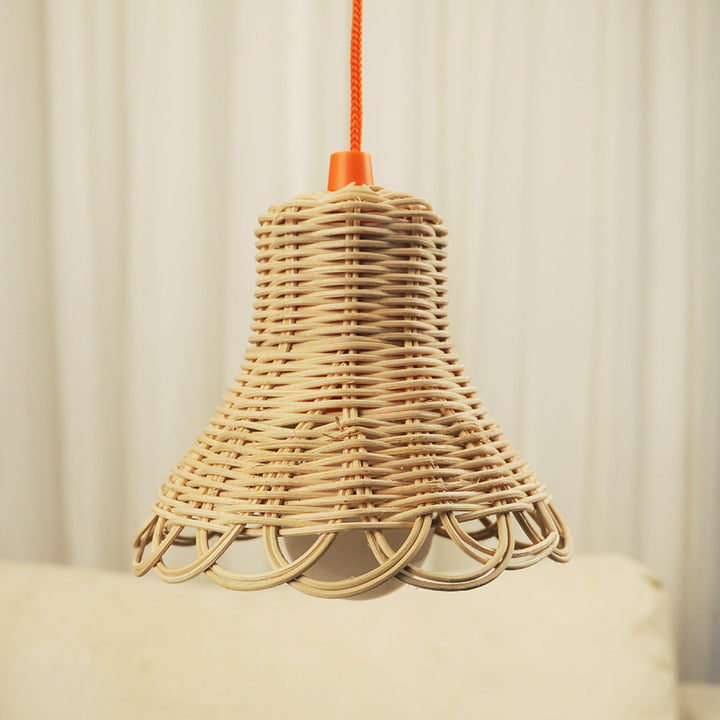 Rattan Hanging Lamp Bowlift