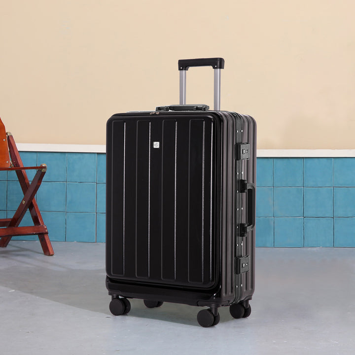 Durable Hard-Shell Travel Suitcase Bowlift