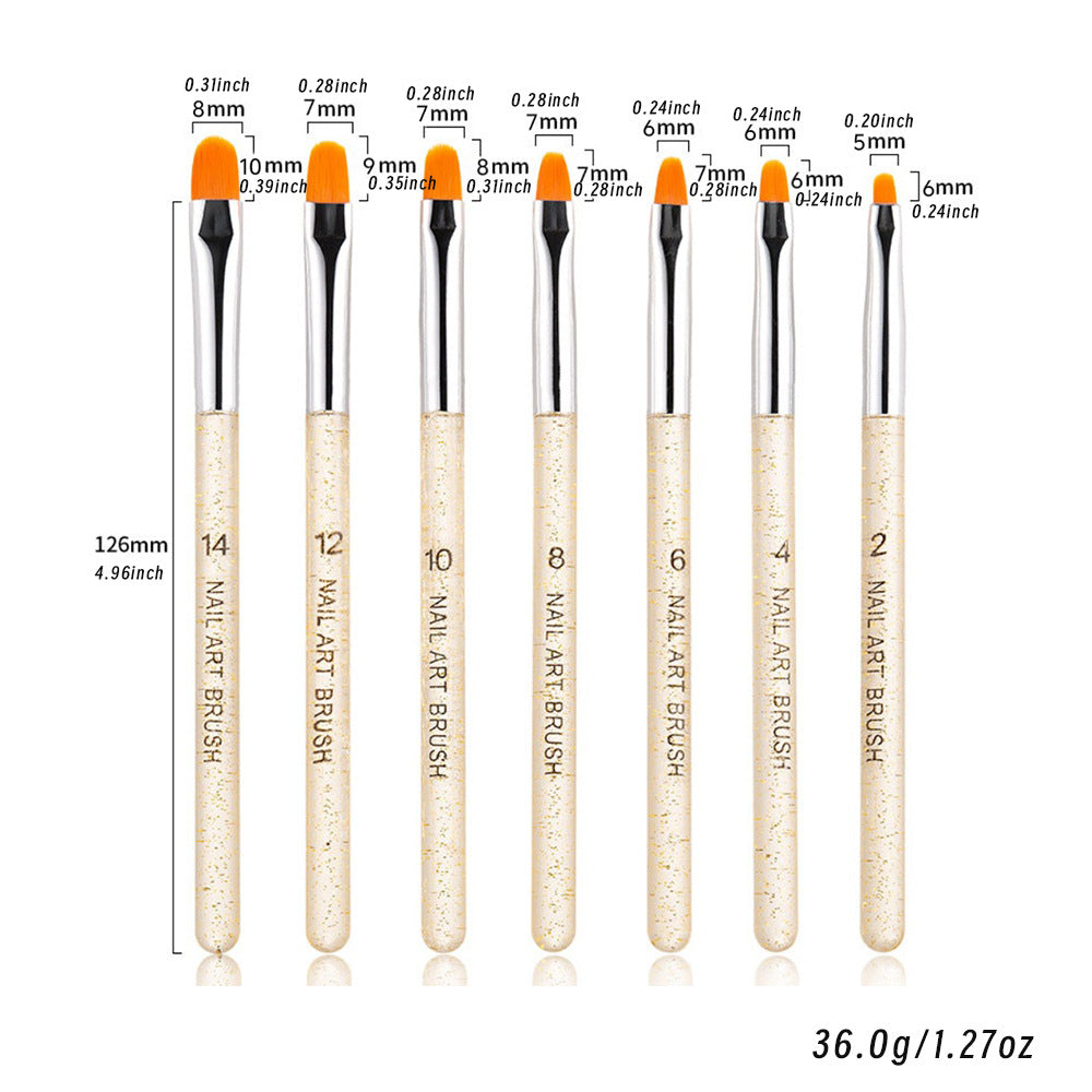 Precision Nail Art Detailing Brush Set Bowlift 1787228377