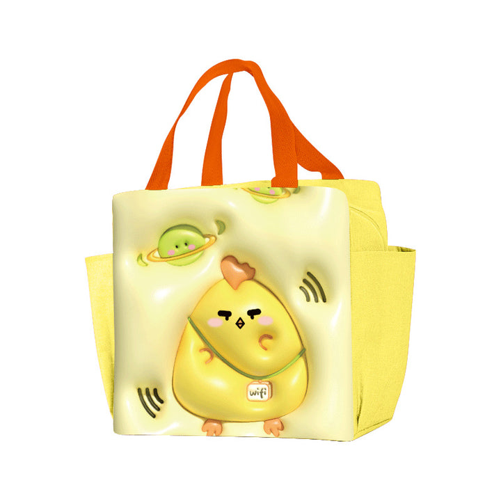 Fun Cartoon-Themed Tote Bag Bowlift