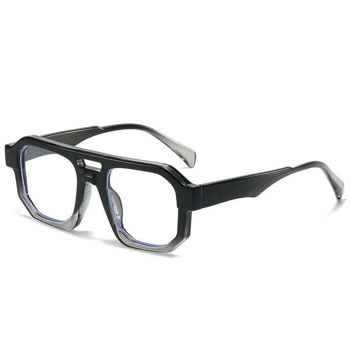 Fashion-Forward Geometric Oversized Sunglasses Bowlift