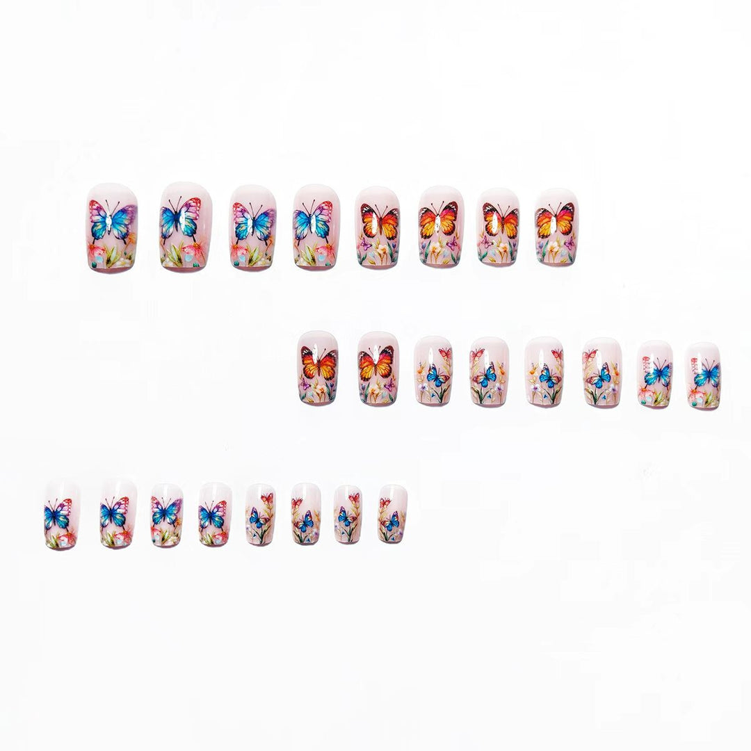 Elegant Butterfly Nail Art Bowlift