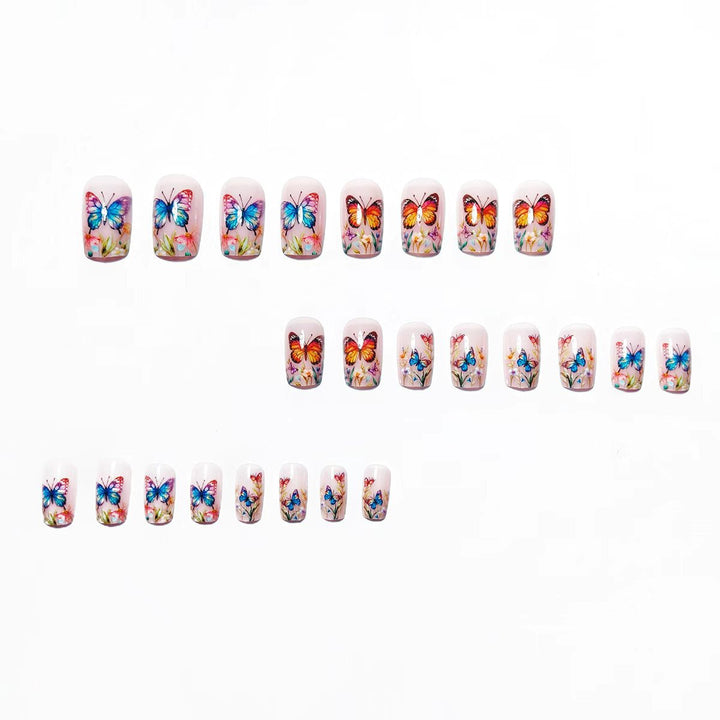 Elegant Butterfly Nail Art Bowlift