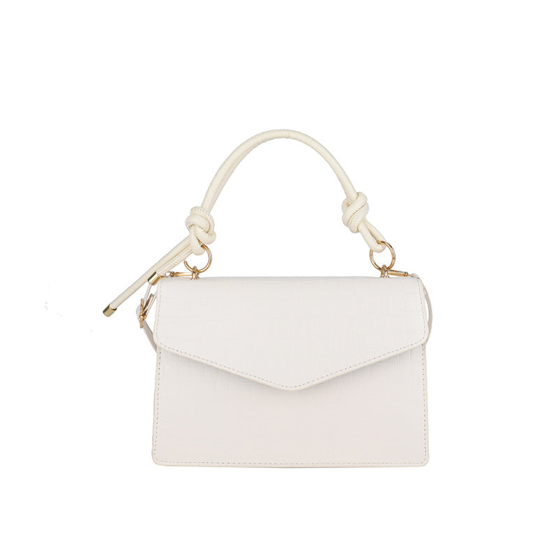Crocodile-Embossed Handcrafted Crossbody Bag Bowlift