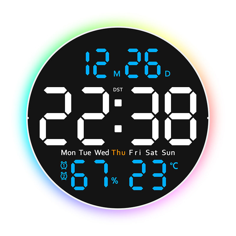 Innovative wooden digital alarm clock Bowlift