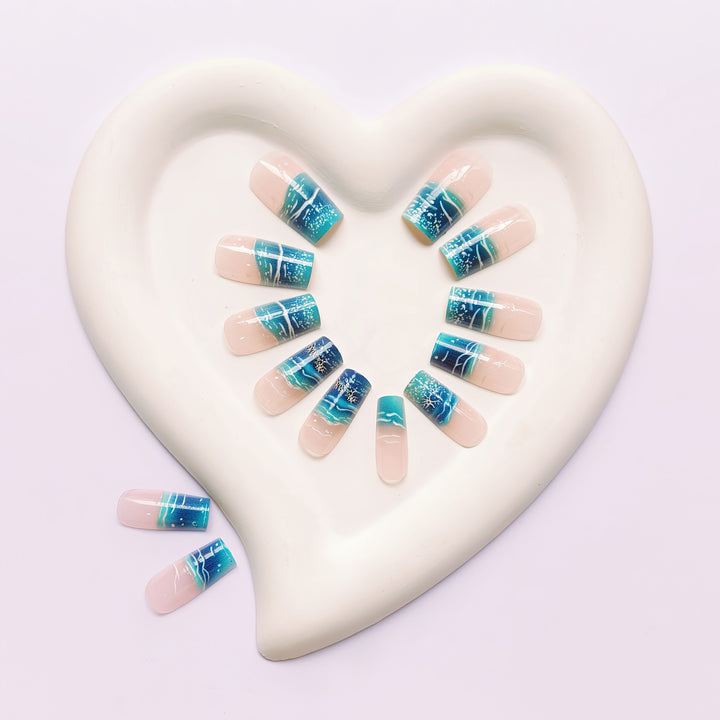 Artistic Acrylic Nail Art Bowlift